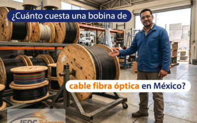 ¿Cuánto cuesta una bobina de cable fibra óptica en México 2026?