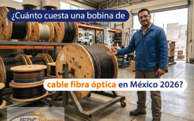 ¿Cuánto cuesta una bobina de cable fibra óptica en México 2026?