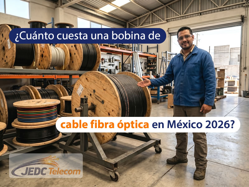 ¿Cuánto cuesta una bobina de cable fibra óptica en México 2026? ¿Cuánto cuesta una bobina de cable fibra óptica en México 2026?